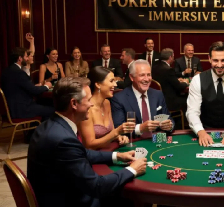 Galeria zdjęć z wydarzeń pokerowych POL z gośćmi przy stołach